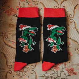 image-Big Red Cotton Christmas Mid-calf Personality E-commerce Socks Gift Socks