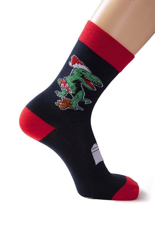 image-Big Red Cotton Christmas Mid-calf Personality E-commerce Socks Gift Socks