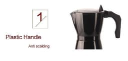 image-Electric Moka Pot Coffee Machine Electric Automatic With Insulation Moka Pot