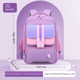 image-Baby Burden Relief Spine Protection Primary School Student Schoolbag Large Capacity Lightweight Children Backpack