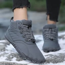 image-Snow Boots Couple Fleece-lined Waterproof Outdoor Cotton-padded Shoes Non-slip Winter Cotton Boots
