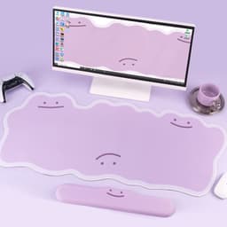 image-E-sports Mouse Pad Extra Large Thickened Lock Edge Desk Pad Office Computer Pad Keyboard Support Wrist