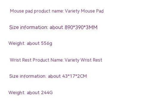 image-E-sports Mouse Pad Extra Large Thickened Lock Edge Desk Pad Office Computer Pad Keyboard Support Wrist