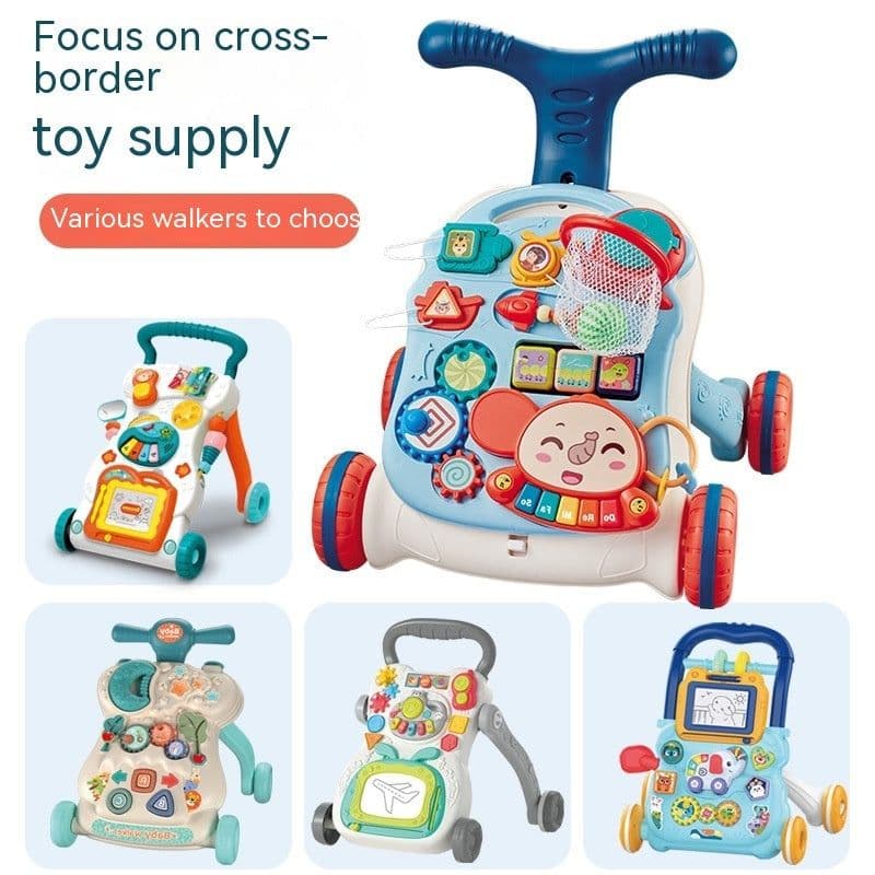 image-Baby Multi-functional Music Anti-flip Hand Push Walker Toy