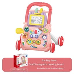 image-Baby Multi-functional Music Anti-flip Hand Push Walker Toy