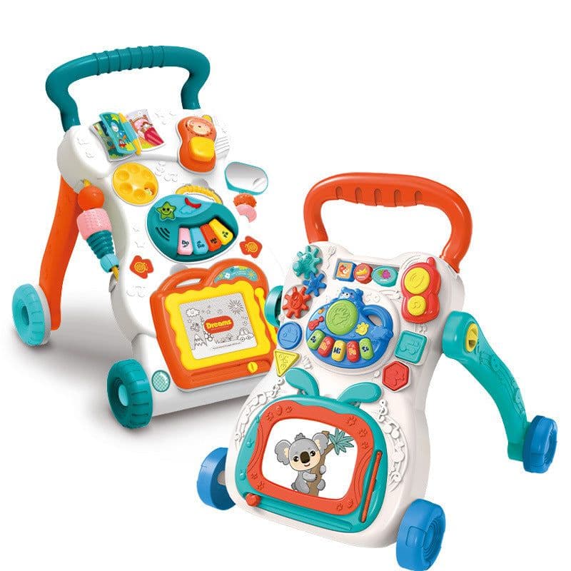 image-Baby Multi-functional Music Anti-flip Hand Push Walker Toy