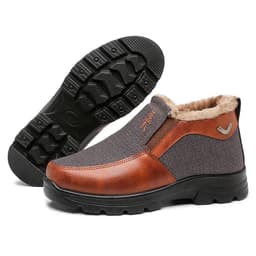 image-Winter Old Beijing Cloth Shoes Men's Cotton Velvet Thermal And Thickening