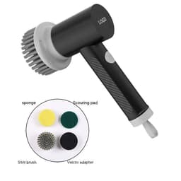 image-Fully Automatic Charging Bathroom Toilet Smart Wireless Three-in-one Bathroom Ceramic Tile Brush Waterproof Electric Cleaning Brush