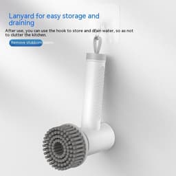 image-Fully Automatic Charging Bathroom Toilet Smart Wireless Three-in-one Bathroom Ceramic Tile Brush Waterproof Electric Cleaning Brush