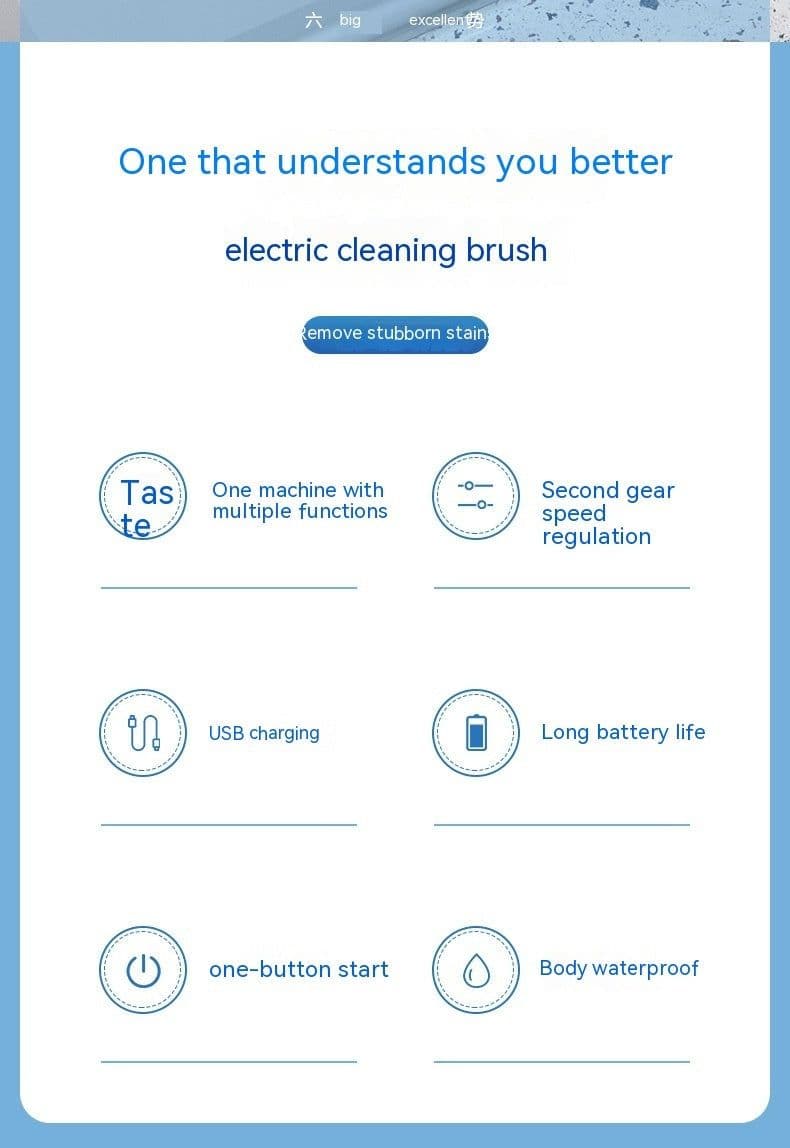 image-Fully Automatic Charging Bathroom Toilet Smart Wireless Three-in-one Bathroom Ceramic Tile Brush Waterproof Electric Cleaning Brush