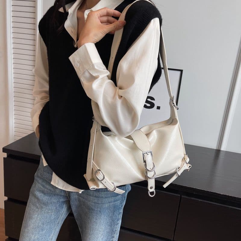image-Fashion Casual Underarm Women's New Minority Simple Small Square Bag