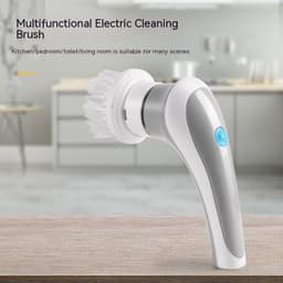 image-Electric Cleaning Brush 4 In 1 Spinning Scrubber Handheld Electric Cordless Cleaning Brush Portable