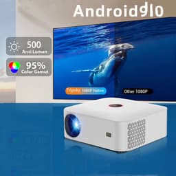 image-1080p HD Wireless Portable Home Projector