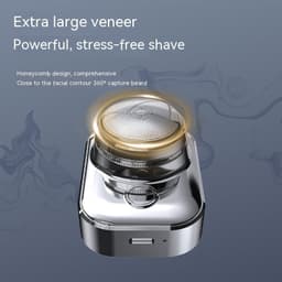 image-Shaver Electric Mini Shaver Fully Washable Portable Shaver