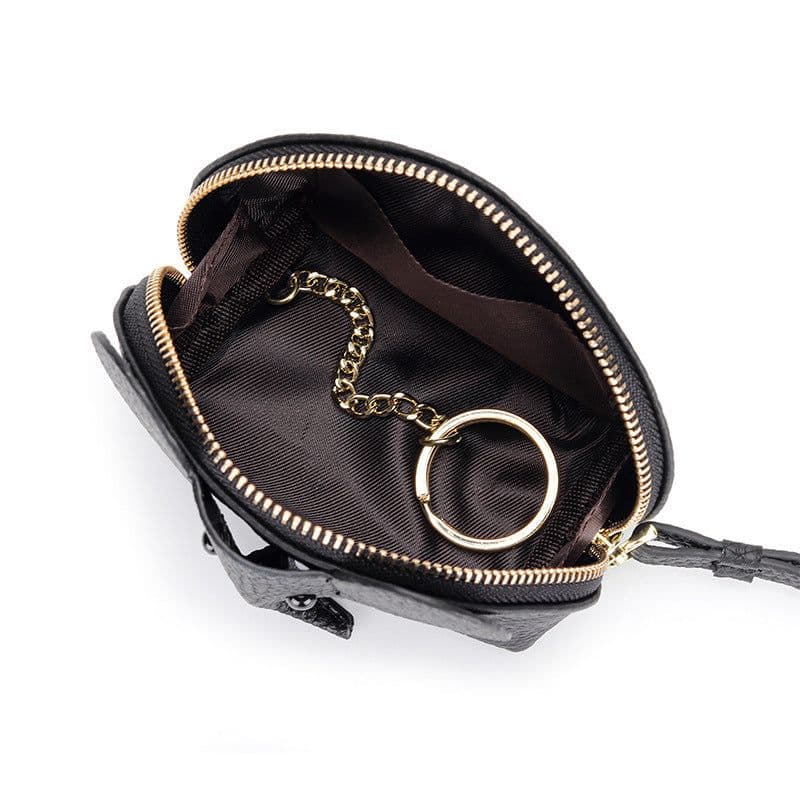 image-Cute Coin Purse Leather Cartoon Elephant