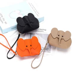 image-Cute Coin Purse Leather Cartoon Elephant
