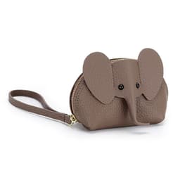 image-Cute Coin Purse Leather Cartoon Elephant