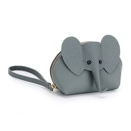 image-Cute Coin Purse Leather Cartoon Elephant