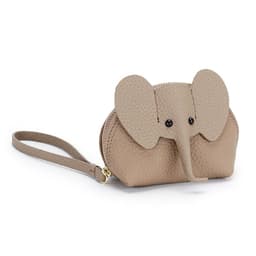 image-Cute Coin Purse Leather Cartoon Elephant