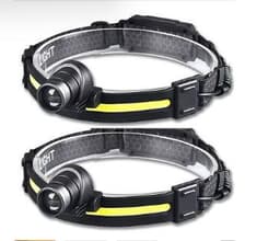 image-Multifunctional Silicone Night Running Induction Telescopic Zoom Outdoor Led Emergency Light