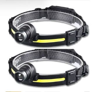image-Multifunctional Silicone Night Running Induction Telescopic Zoom Outdoor Led Emergency Light