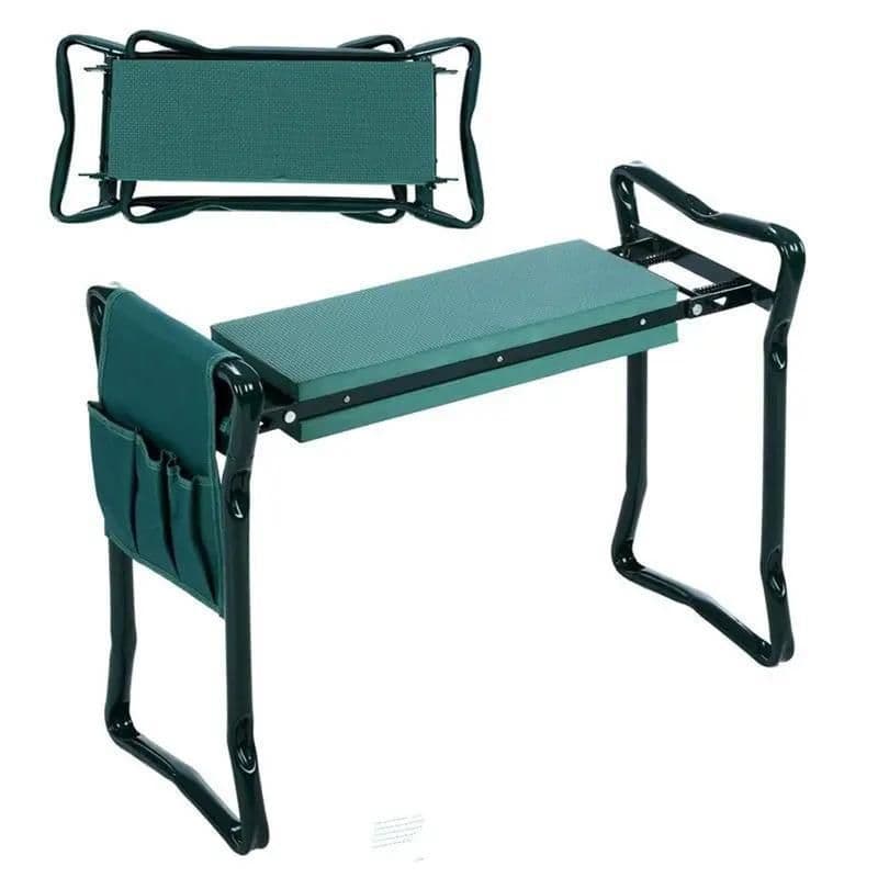 image-Outdoor Garden Kneeling Stool Tool Stool With Kit