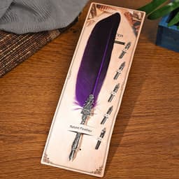 image-European And American Retro Feather Pen Personalized Gift Dipped In Water Pen