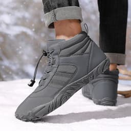image-High-top Snow Boots Hiking Camping Hiking Shoes Skiing Non-slip Plus Velvet Warm