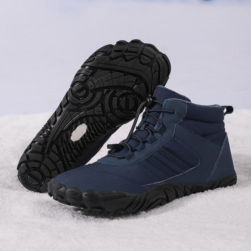 image-High-top Snow Boots Hiking Camping Hiking Shoes Skiing Non-slip Plus Velvet Warm