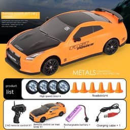 image-Remote Control Car Four-wheel Drive Drift Racing Car With Light Spray Boy Toy Remote Control Toy Car