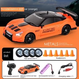 image-Remote Control Car Four-wheel Drive Drift Racing Car With Light Spray Boy Toy Remote Control Toy Car
