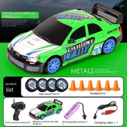 image-Remote Control Car Four-wheel Drive Drift Racing Car With Light Spray Boy Toy Remote Control Toy Car