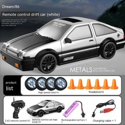 image-Remote Control Car Four-wheel Drive Drift Racing Car With Light Spray Boy Toy Remote Control Toy Car