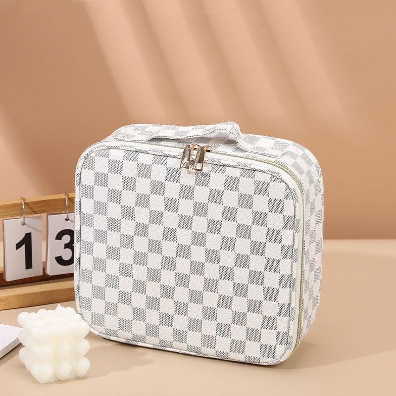 image-New Cosmetic Case Portable Travel Cosmetics Storage Box Manicure Box Cosmetic Case Large Capacity Beauty Toolbox