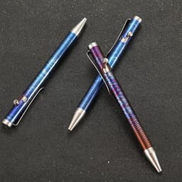image-Titanium Alloy Magic Color Gun Bolt Handle Ball Pen