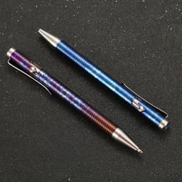 image-Titanium Alloy Magic Color Gun Bolt Handle Ball Pen