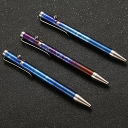 image-Titanium Alloy Magic Color Gun Bolt Handle Ball Pen