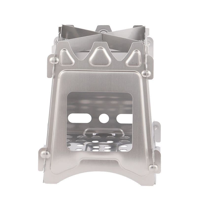 image-Outdoor Camping Portable Stainless Steel Folding Camping Stove