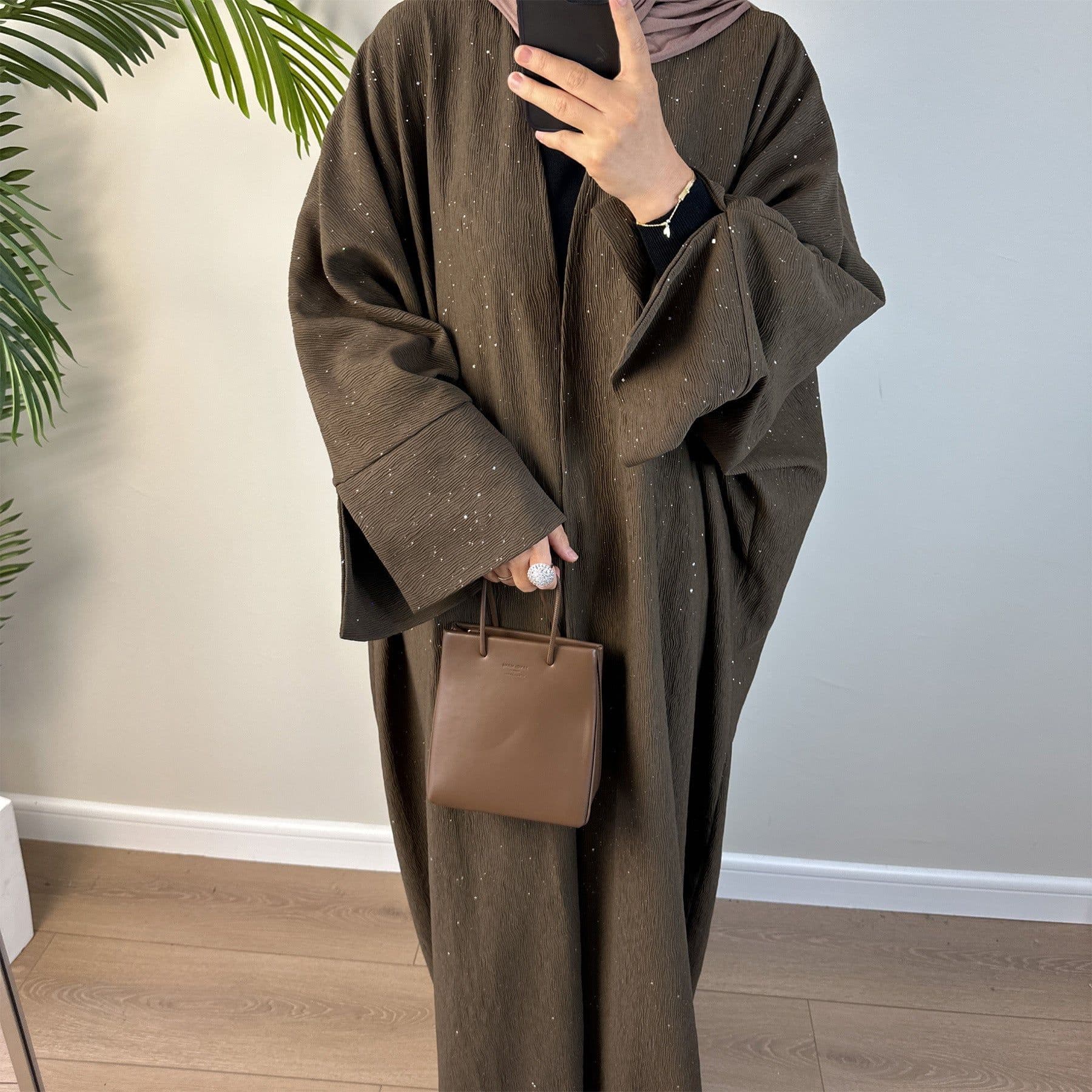 image-Dubai Middle East Turkey Dubai Autumn And Winter Elegant Thickening Cardigan