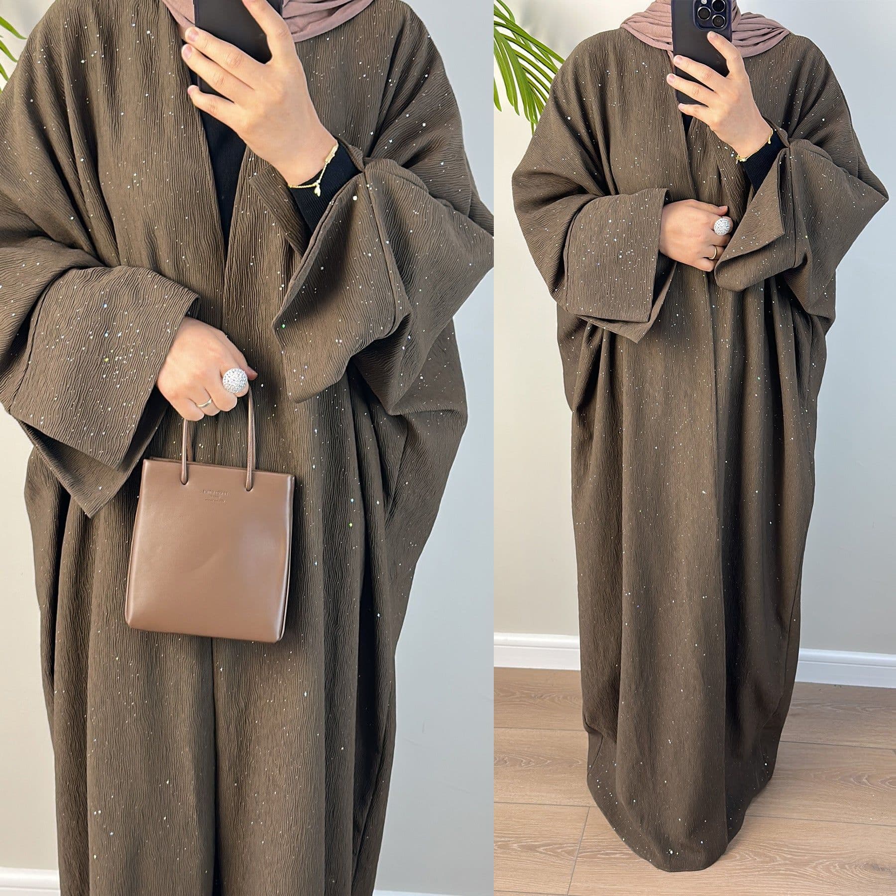 image-Dubai Middle East Turkey Dubai Autumn And Winter Elegant Thickening Cardigan