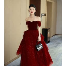image-Black Evening Dress Light Luxury Minority French Style Pettiskirt