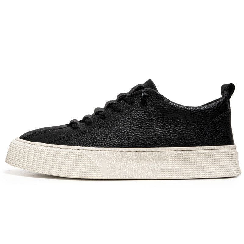 image-Sports Casual Platform Lace-up Leather Shoes