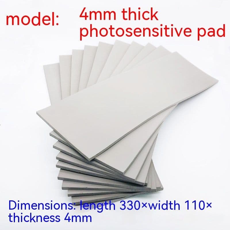 image-Seal Pottery Calligraphy And Painting Light-sensitive Mat High Quality Black And Gray Whole Sheet