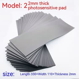 image-Seal Pottery Calligraphy And Painting Light-sensitive Mat High Quality Black And Gray Whole Sheet