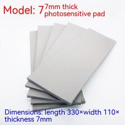 image-Seal Pottery Calligraphy And Painting Light-sensitive Mat High Quality Black And Gray Whole Sheet