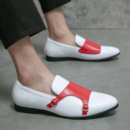 image-Pedal Loafer Leather Shoes Size Men's Business Casual