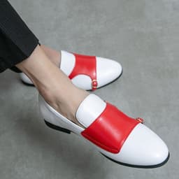 image-Pedal Loafer Leather Shoes Size Men's Business Casual