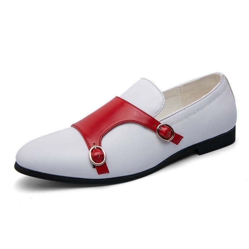 image-Pedal Loafer Leather Shoes Size Men's Business Casual