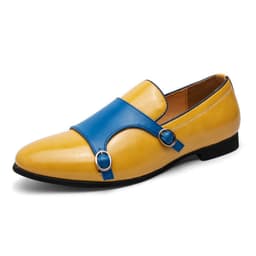 image-Pedal Loafer Leather Shoes Size Men's Business Casual