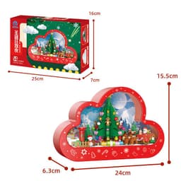 image-Christma New Style Assembled Building Block Toys Cloud Night Lamp Decorative Mirrors Frame LED Table Lights Creative Desk Bedroom Handmade Birthday Gifts